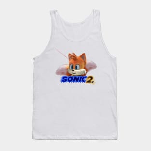 Sonic 2 Tails Laser Meme Tank Top